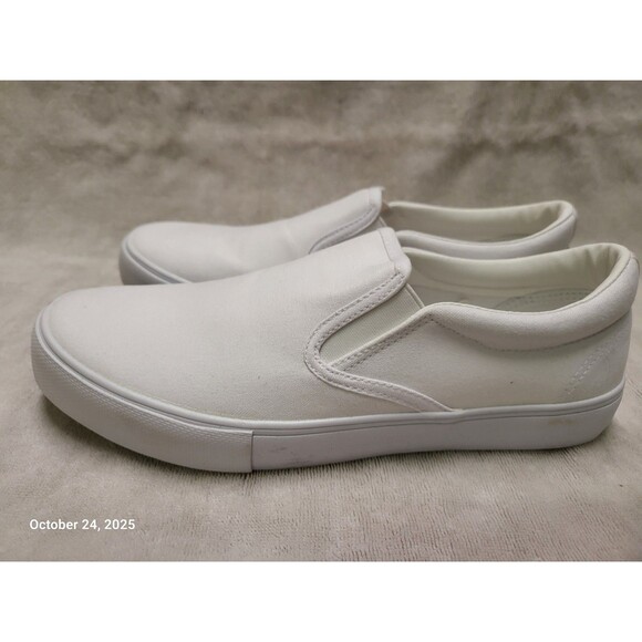 No Boundaries Shoes - New Women's Canvas Sneakers Slip On Fashion Tennis Boat Deck Shoes Size 10